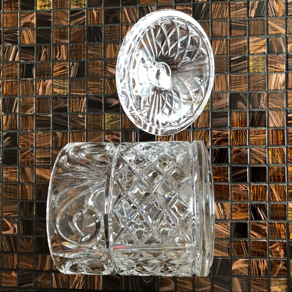 CUT GLASS Decorative Jar - Picture 7 of 11